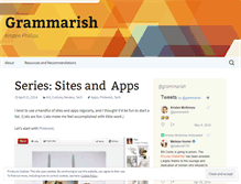 Tablet Screenshot of grammarish.com